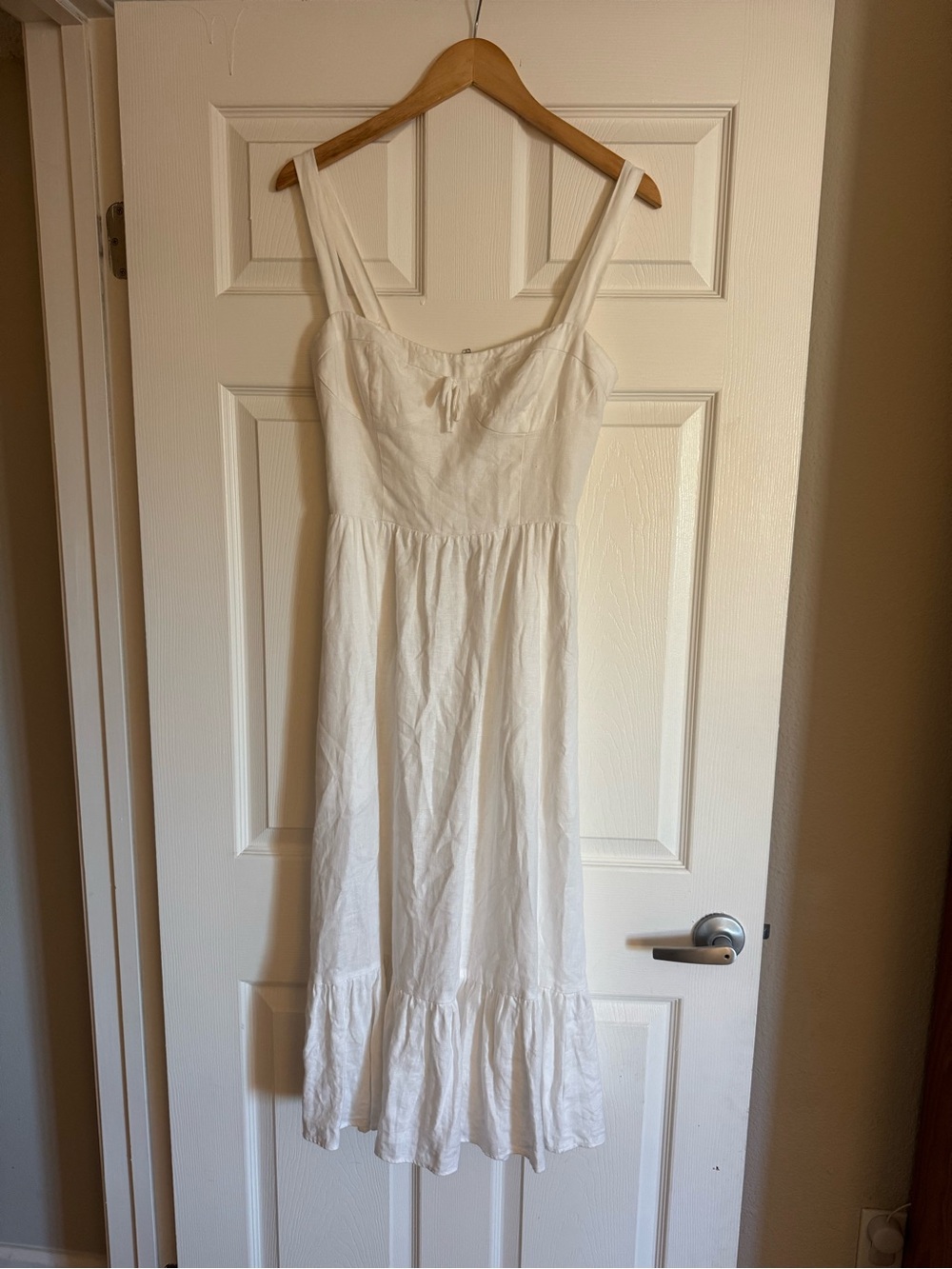 Reformation Linen Midi Dress